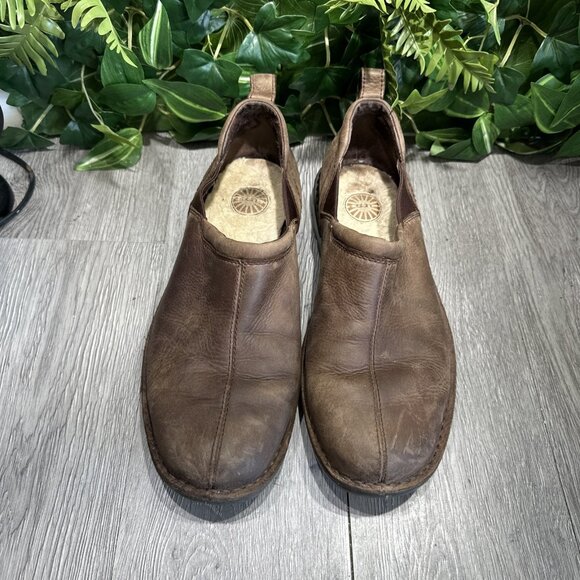 UGG Australia Dyersville Slip-On Loafers Men\'s Sz 11.5 5623 Chocolate Brown main image 4